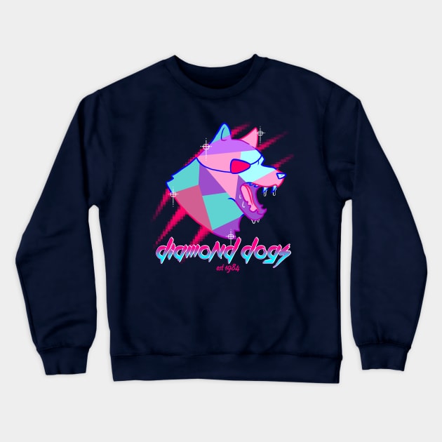 DIAMOND DOGS Crewneck Sweatshirt by ruishi